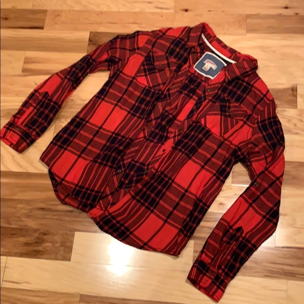 Arizona Red & Black Flannel